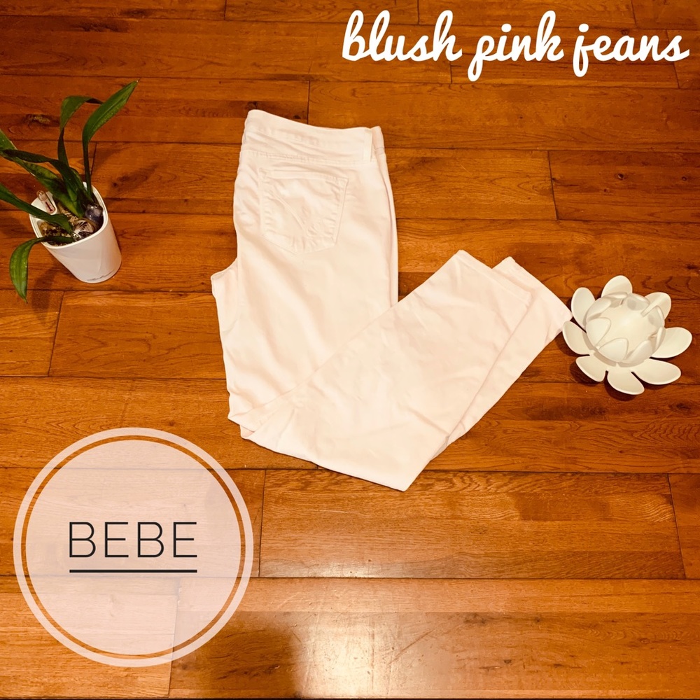 Bebe Blush Pink Jeans